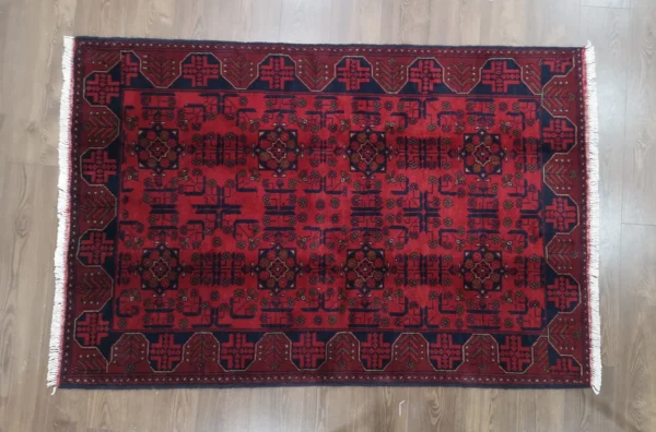Handmade Fine Afghan Khamyab Rug - Image 6