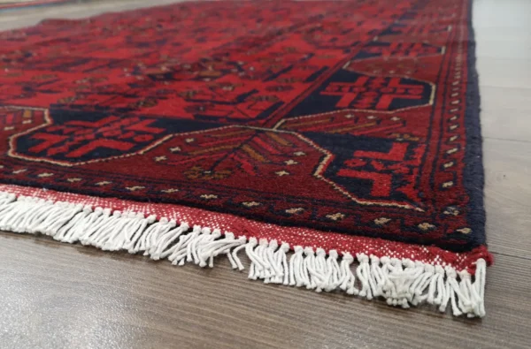 Handmade Fine Afghan Khamyab Rug - Image 5