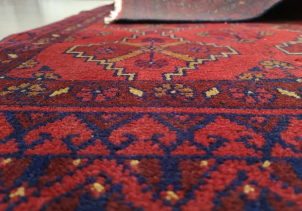 Handmade Fine Afghan Khamyab Rug - Image 4