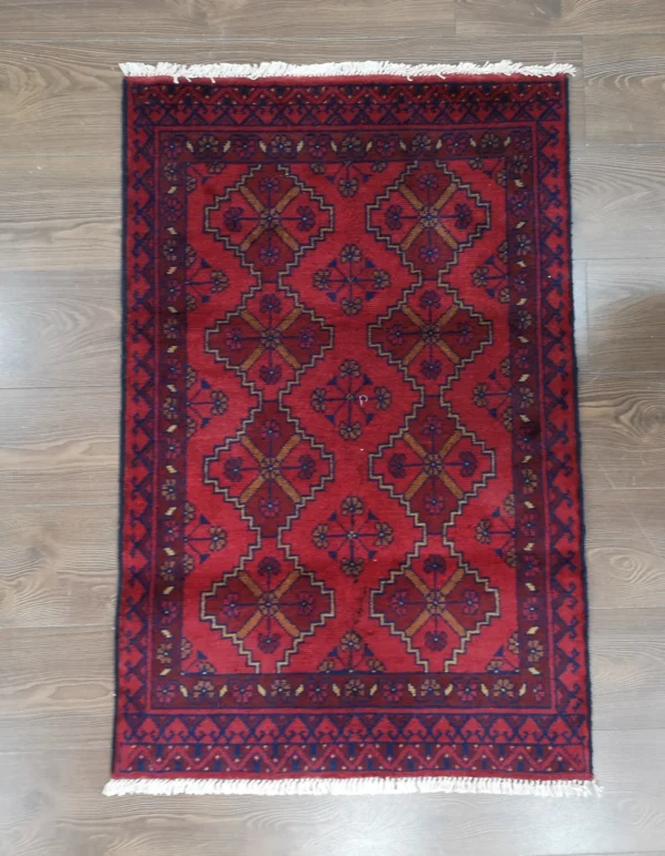 Handmade Fine Afghan Khamyab Rug - Image 6
