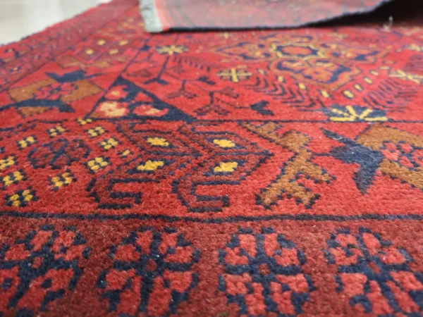 Handmade Fine Afghan Khamyab Rug - Image 5