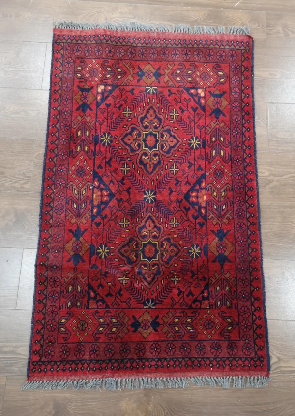 Handmade Fine Afghan Khamyab Rug - Image 6