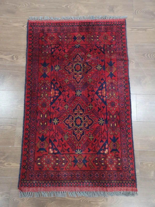 Handmade Fine Afghan Khamyab Rug - Image 2
