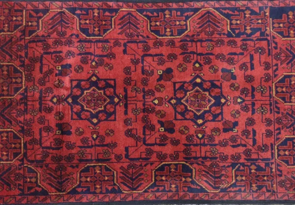 Handmade Fine Afghan Khamyab Rug - Image 6