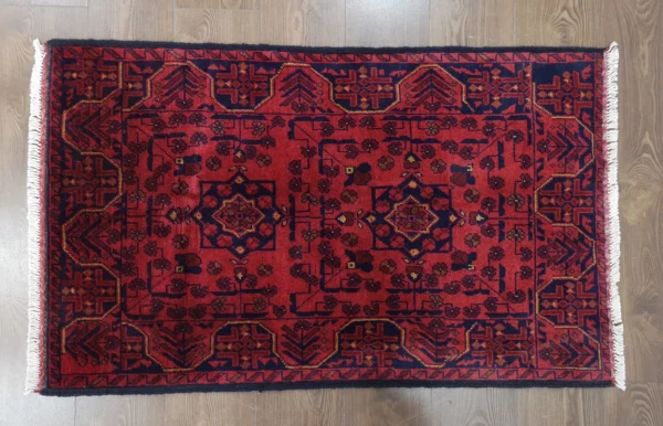 Handmade Fine Afghan Khamyab Rug - Image 4