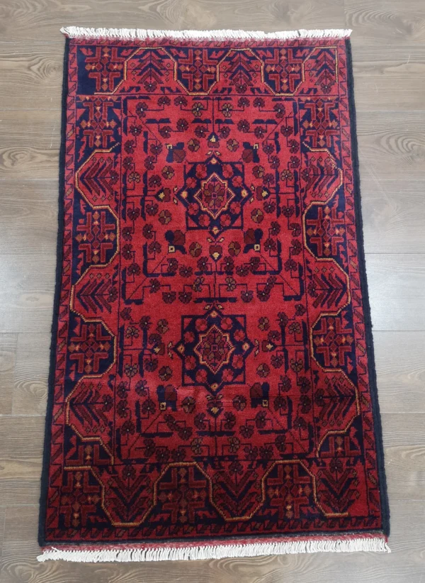 Handmade Fine Afghan Khamyab Rug - Image 5