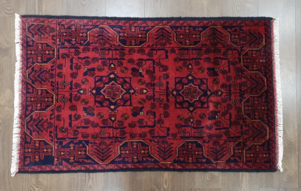 Handmade Fine Afghan Khamyab Rug - Image 2