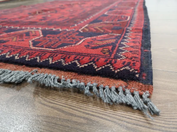 Handmade Fine Afghan Khamyab Rug - Image 5