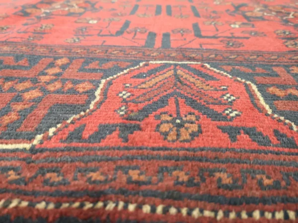 Handmade Fine Afghan Khamyab Rug - Image 6