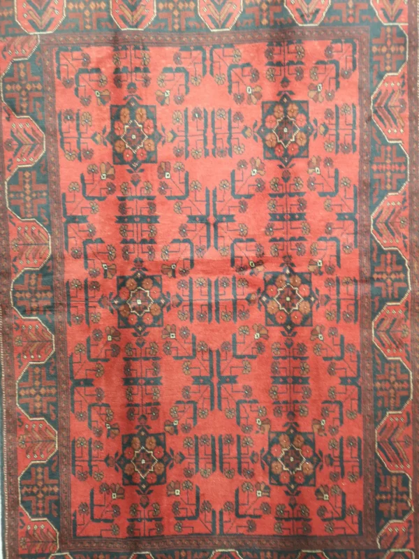 Handmade Fine Afghan Khamyab Rug - Image 8