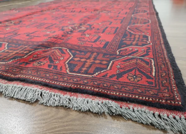 Handmade Fine Afghan Khamyab Rug - Image 7
