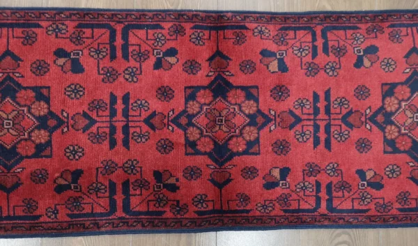 Handmade Fine Afghan Khamyab Runner - Image 6