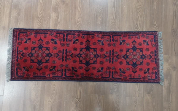 Handmade Fine Afghan Khamyab Runner - Image 7