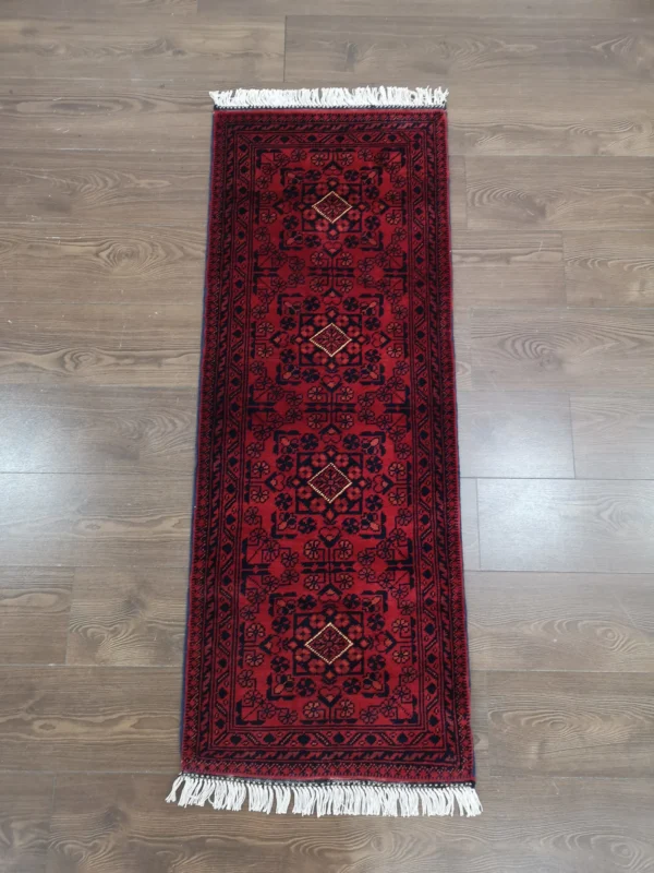 Handmade Fine Afghan Khamyab Runner - Image 7