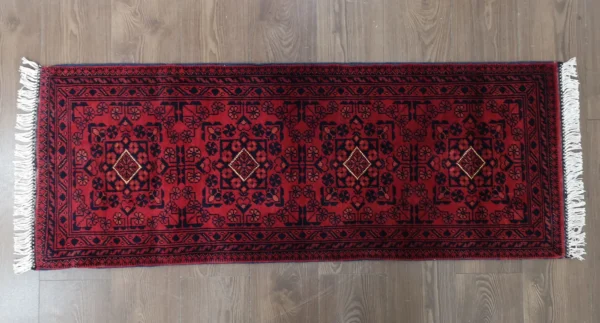 Handmade Fine Afghan Khamyab Runner - Image 5