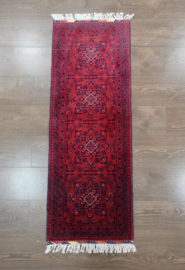 Handmade Fine Afghan Khamyab Runner - Image 6