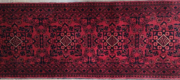 Handmade Fine Afghan Khamyab Runner - Image 5