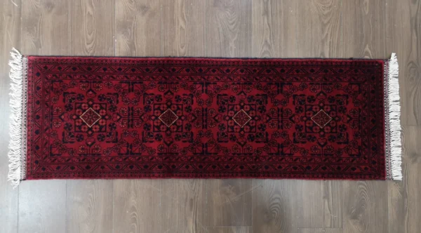 Handmade Fine Afghan Khamyab Runner - Image 6