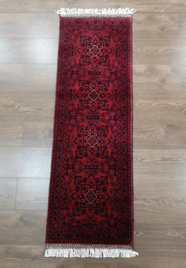 Handmade Fine Afghan Khamyab Runner - Image 7