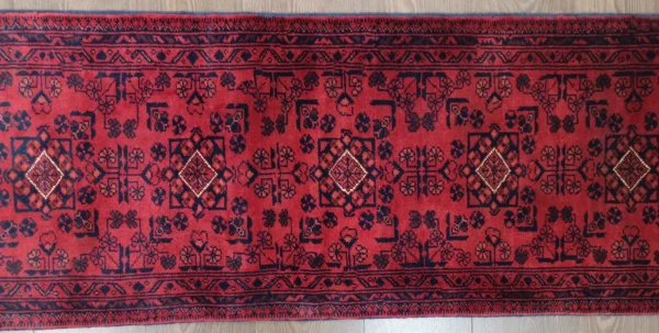 Handmade Fine Afghan Khamyab Runner - Image 5