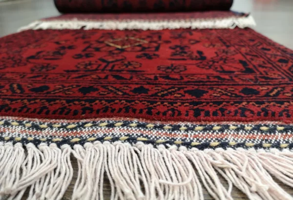 Handmade Fine Afghan Khamyab Runner - Image 5