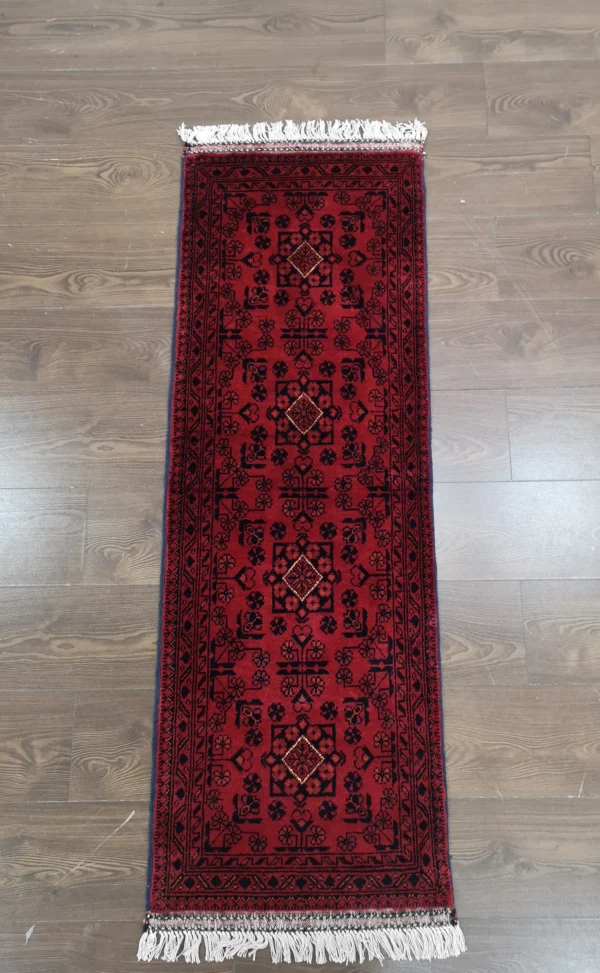 Handmade Fine Afghan Khamyab Runner - Image 6