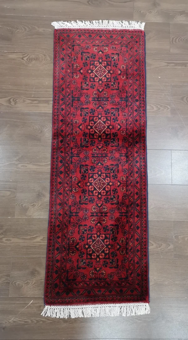 Handmade Fine Afghan Khamyab Runner - Image 2