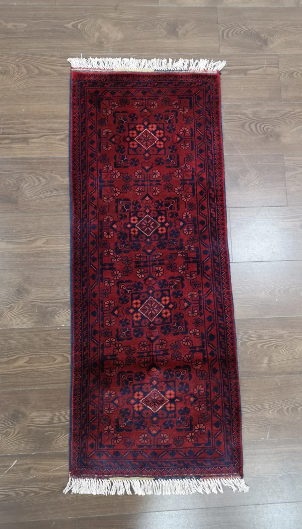 Handmade Fine Afghan Khamyab Runner - Image 3
